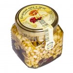 Кедровый орех в меду с клюквой Таежные вкусняшки (250 мл)