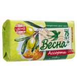 Мыло туалетное Весна Ассорти Олива и миндальное молочко (90 г)