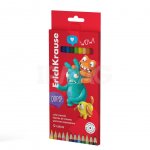 Карандаши цветные Erich Krause Jolly Friends шестигранные (12 цв.)