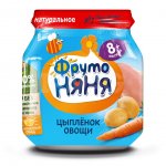Пюре ФрутоНяня с 8 мес. Цыпленок овощи (100 г)