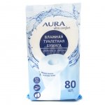 Туалетная бумага влажная Aura Ultra Comfort Свежесть и Чистота (80 шт)