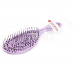 Щетка для волос Hairway Eco Wheat массажная, 8 рядов, розовая (20 см)