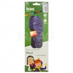 Стельки для обуви Braus Filc Comfort Kids Детские Войлочные с латексом размер 19-35