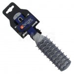 Щетка для волос Dewal двухсторонняя, 9 рядов, туннельная, синяя