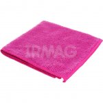 Салфетка для уборки Рыжий кот M-01 микрофибра розовая (30 х 30 см)