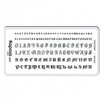 Пластина для стемпинга Kapous Crazy story Alphabet