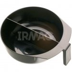 Чаша для окрашивания Dewal Т-1207 с ручкой и перегородкой, черная (750 мл)