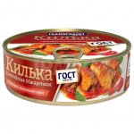 Килька Главпродукт обжаренная в остром томатном соусе (230 г)