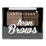 Тени для бровей Art-Visage Icon Brows (3,6 г)