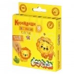 Карандаши восковые Каляка-Маляка толстые (18 цв.)