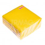 Салфетки бумажные Домашние однослойные 24 х 24 см Желтые (50 шт)
