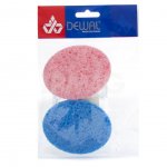 Спонж для снятия макияжа Dewal овальный (2 шт)