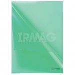 Папка-уголок Brauberg Extra пластиковая жесткая Зеленая А4