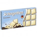 Шоколад белый Schogetten с какао-крупкой горького шоколада (100 г)