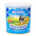 Молоко сгущенное Алексеевское Цельное с сахаром 8,5% (360 г)