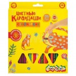 Карандаши цветные Каляка-Маляка супермягкие (24 цв.)