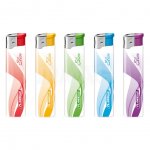 Зажигалка FlameClub P-02 Белая с рисунком