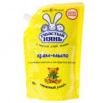 Крем-мыло жидкое Ушастый Нянь с оливковым маслом и экстрактом алоэ вера (500 мл)