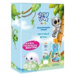 Набор подарочный Little love Веселые игры (шампунь-гель для душа + молочко для тела)