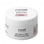 Гель для ногтей RuNail Builder UV-Gel моделирующий светоотражающий (15 г)
