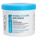 Маска для волос Aravia Professional Hydra Keratin Sos-Mask Кератиновая (550 мл)