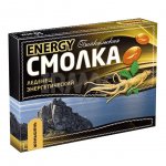 Леденцы энергетические Смолка Байкальская Energy Женьшень (32 г)