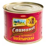 Свинина Семейный бюджет тушеная Богатырская по-старорусски (500 г)