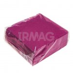 Салфетки бумажные Домашние однослойные 24 х 24 см Бордо (50 шт)