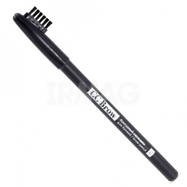 Карандаш для бровей CC Brow Brow Pencil контурный - 01 серо-чёрный