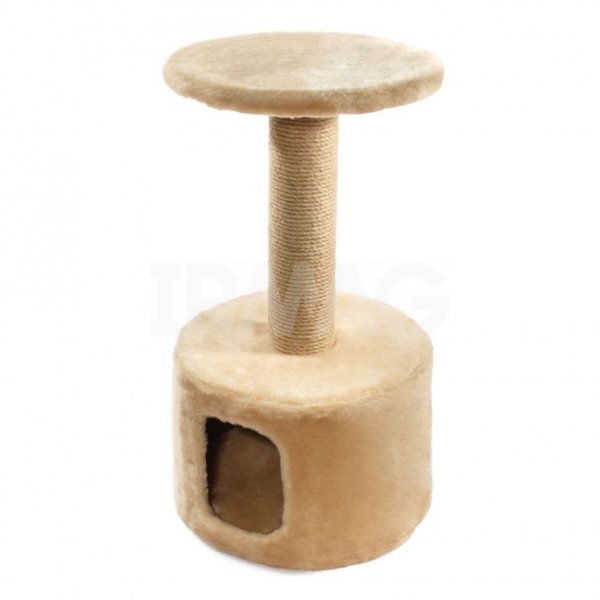 Игровой комплекс для кошек Gamma круглый однотонный (360 х 360 х 680 мм)