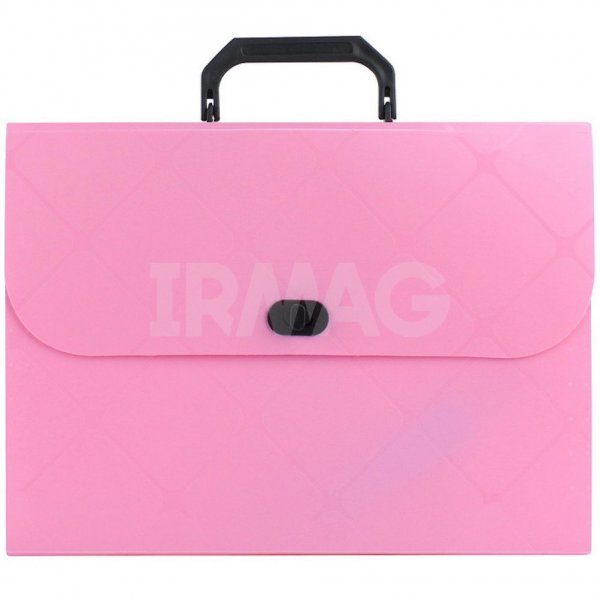 Портфель Darvish Diamond с застежкой 13 отделений А4 Розовый