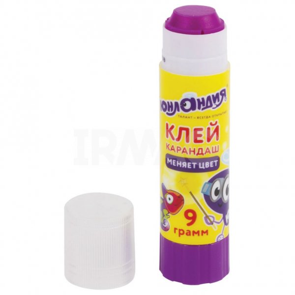 Клей-карандаш Юнландия обесцвечивающийся (9 г)