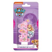 Свеча в торт ND Play Щенячий патруль Парафиновая для девочек