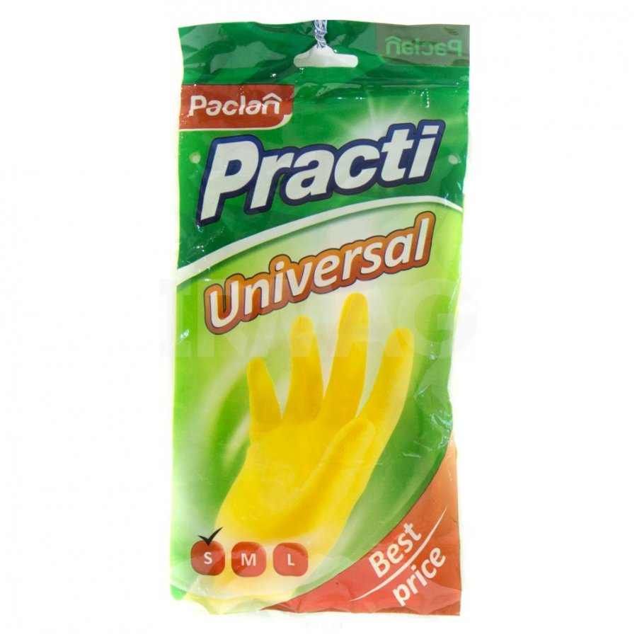  хозяйственные резиновые Paclan Practi Universal желтые .