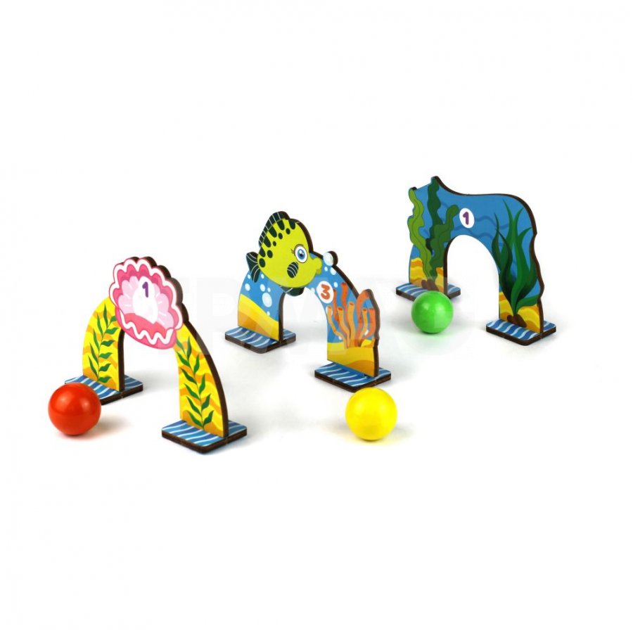 Игра настольная WoodLandToys Гольф Морские обитатели - IRMAG.RU