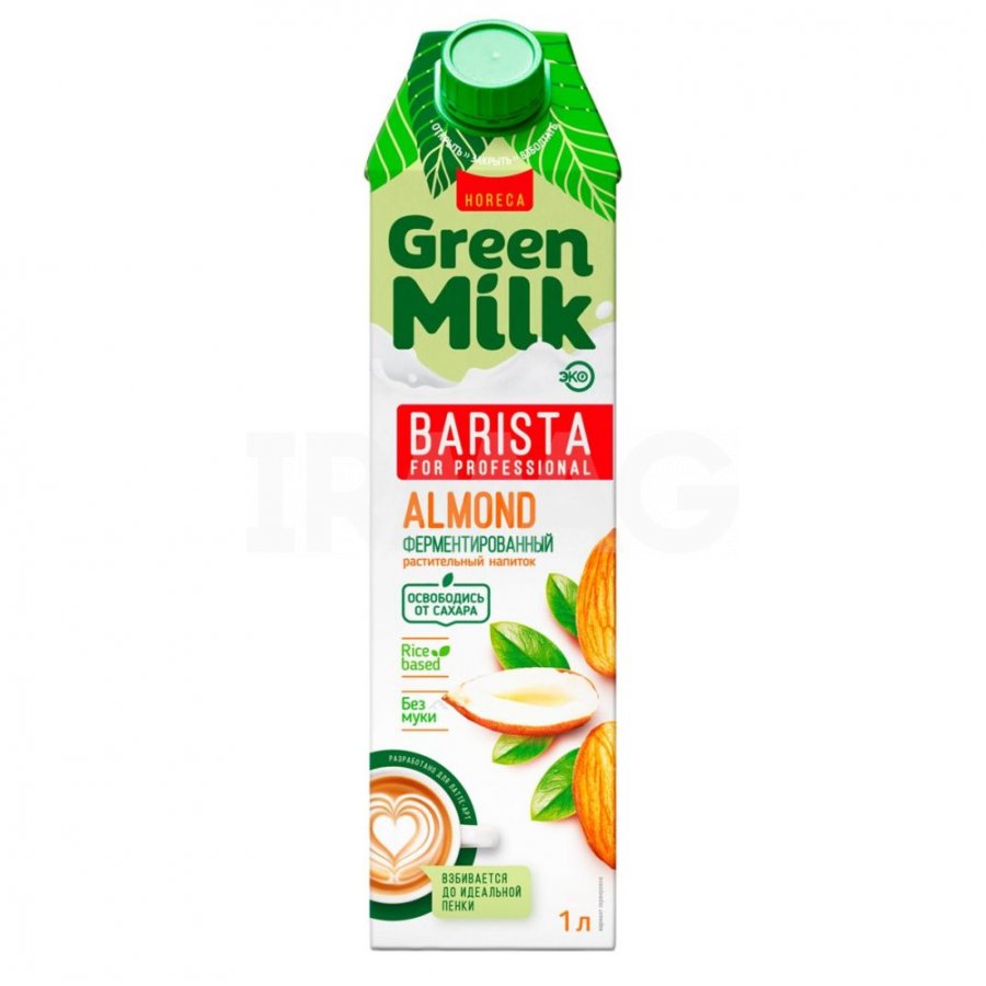 Напиток из растительного молока Green Milk Professional Миндаль 1,5% (1 л)  - IRMAG.RU