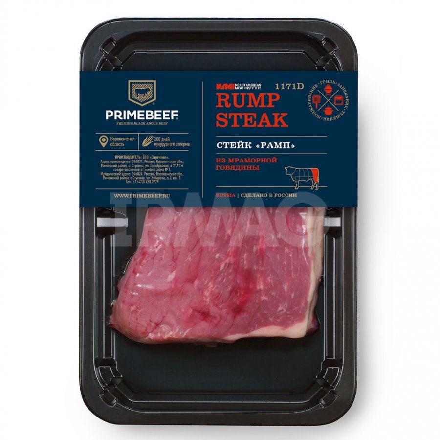 Стейк говяжий Primebeef мраморный Рамп (400 г) - IRMAG.RU