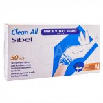 Перчатки одноразовые Sibel 0932231 (винил, 50 шт./уп.)