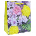 Пакет подарочный Голография Краски лета (18 х 24 см)