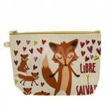 Косметичка Животные и города, Лиса