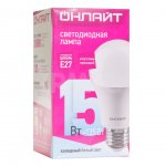 Лампа светодиодная Онлайт 61 150 E27 Холодный белый (15Вт)