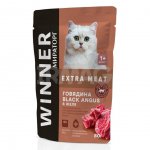 Корм для кошек Winner Black Angus Говядина в желе, пауч (80 г)