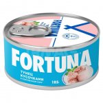 Тунец Fortuna кусочками в собственном соку (185 г)