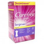 Прокладки ежедневные Carefree Plus Large Fresh (36 шт.)
