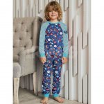 Пижама для мальчиков Juno AW20BJ603 (лонгслив + брюки)