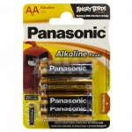 Батарейки пальчиковые Panasonic Alkaline LR6 тип AA (4 шт)