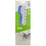 Стельки для обуви Braus Actifresh Латексные с хлопковой тканью размер 35-46