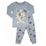 Пижама для мальчиков Mark Formelle 563311, серый+рыцари, размер 110-56