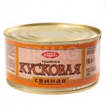 Тушенка Семейный бюджет Свиная кусковая (325 г)