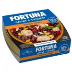 Салат Fortuna с Тунцом и миксом фасоли (160 г)